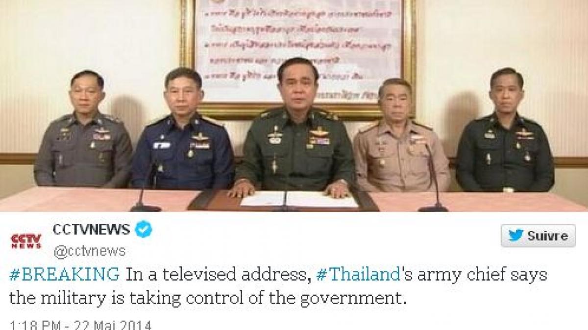 lovitura de stat in thailanda constitutia a fost suspendata guvernul demis