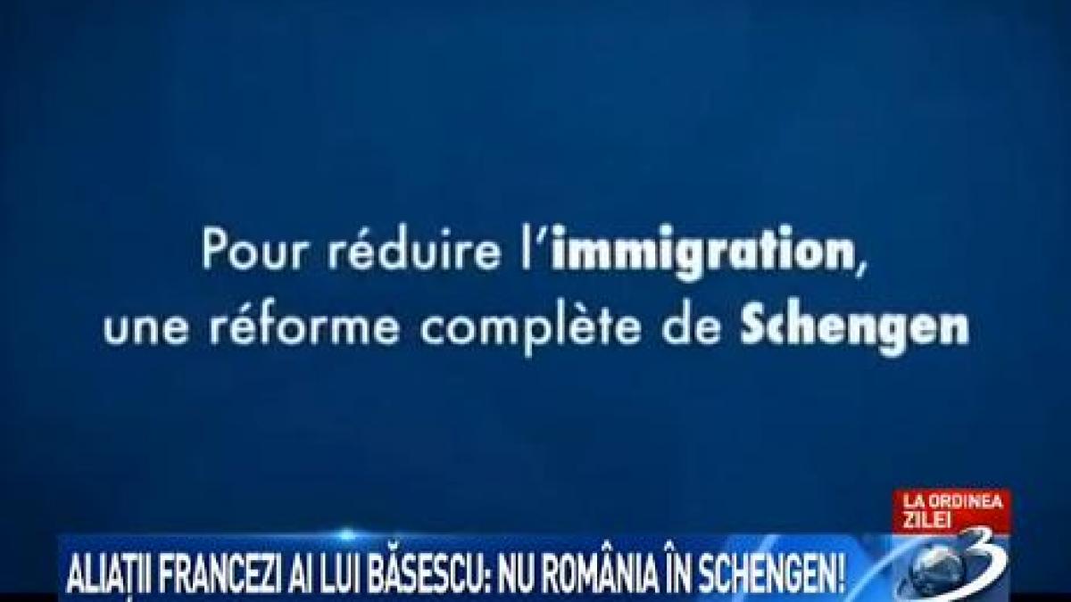 aliatii francezi ai lui basescu nu vor romania in schengen radu tudor in contextul a ceea ce face
