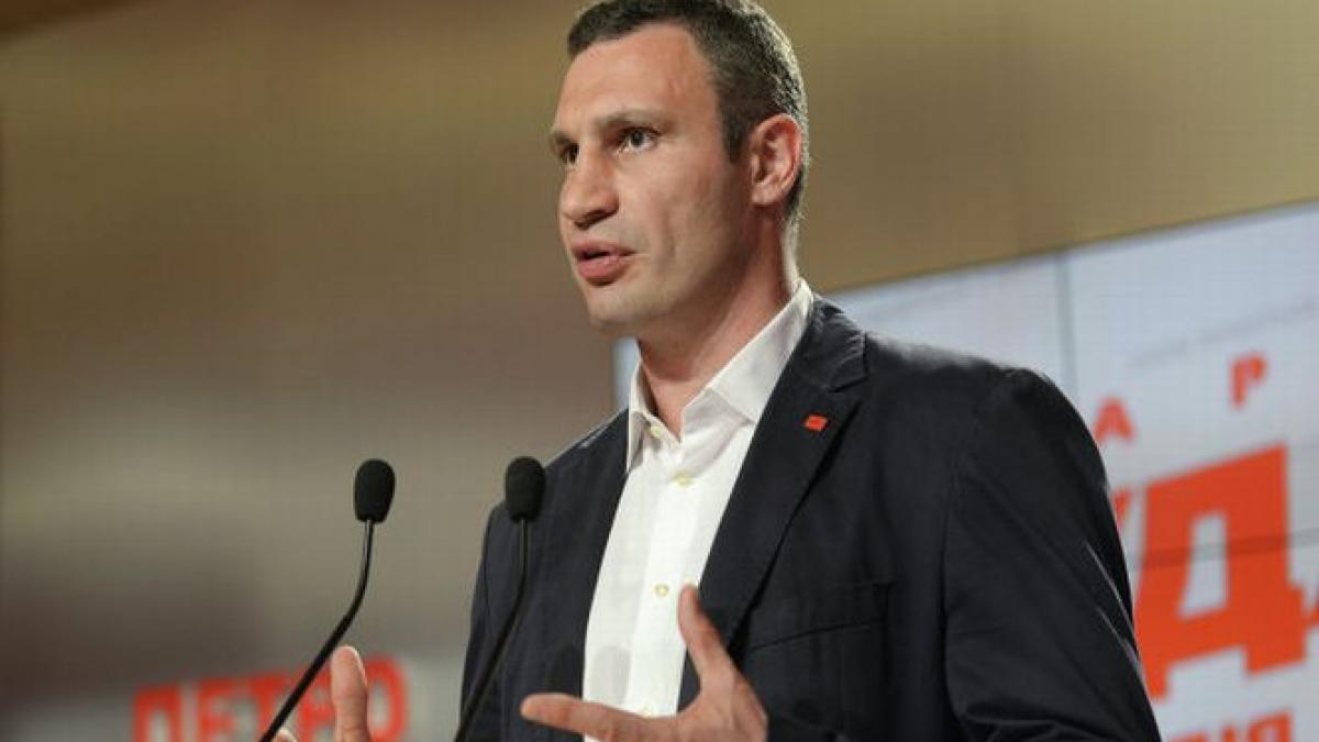 cu 56 din sufragii vitali klitschko este noul primar al kievului