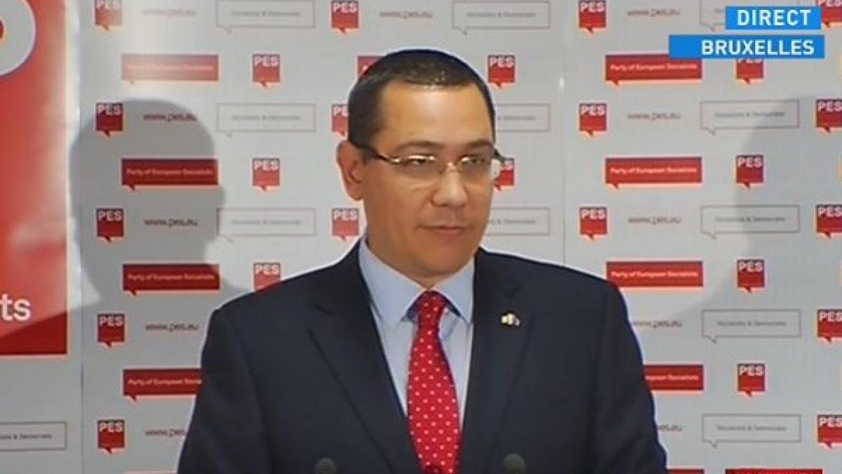 ponta nu a inteles nimeni cum poti sa castigi alegerile sa fii la guvernare dar sa participe la