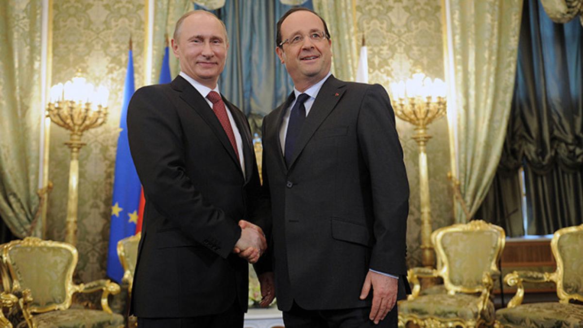 hollande a anuntat ca se intalneste cu vladimir putin