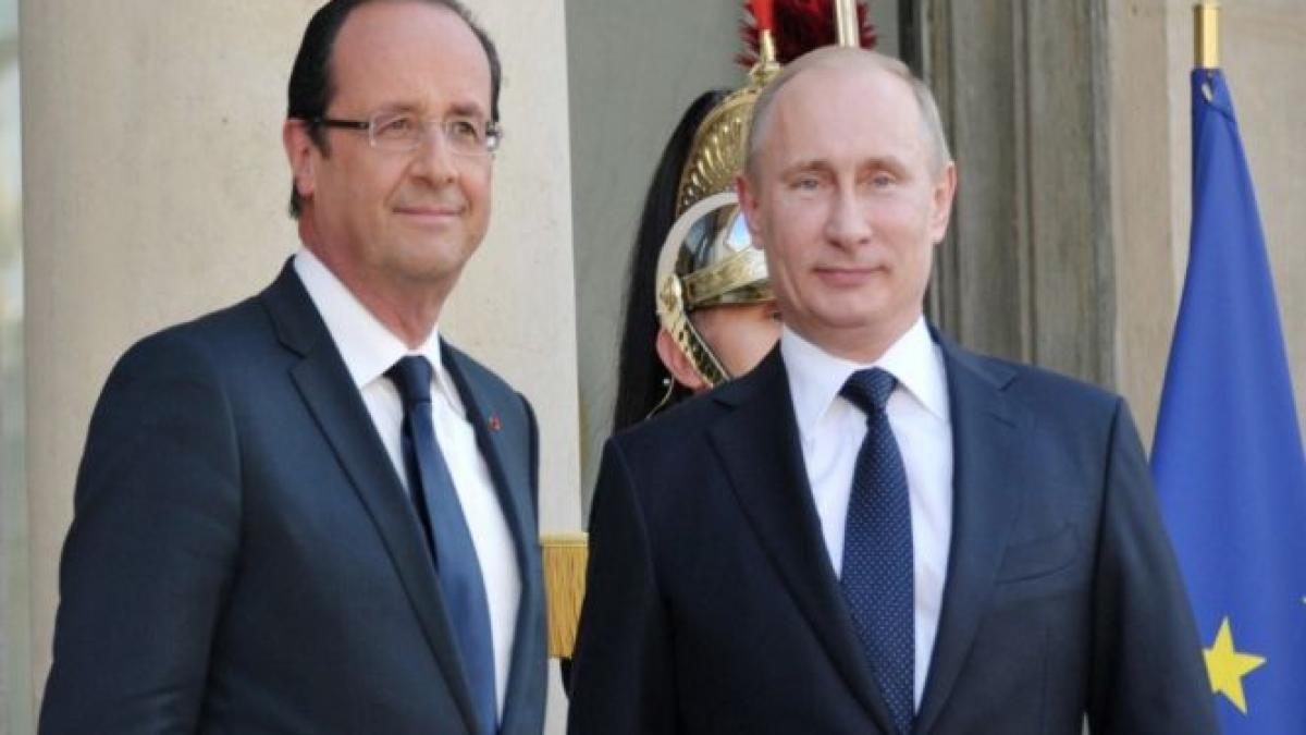 putin si hollande vor discuta criza din ucraina