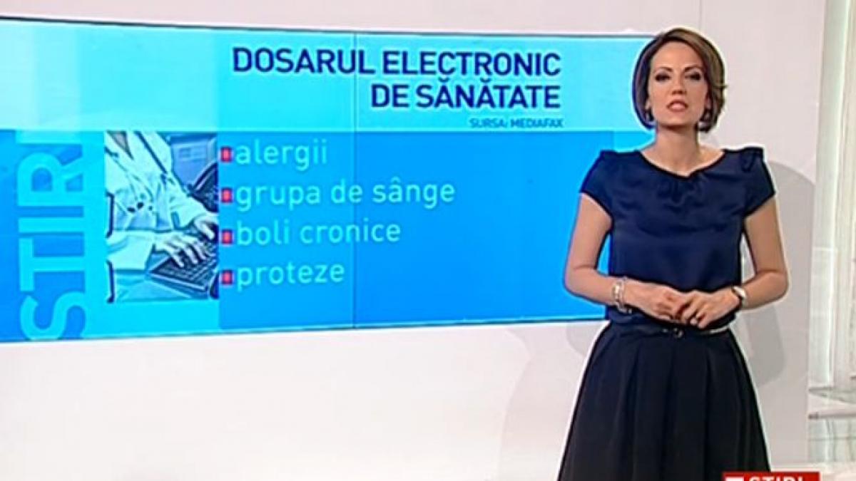 de astazi fiecare roman va avea un dosar medical electronic fraudele din sistemul sanitar vor fi