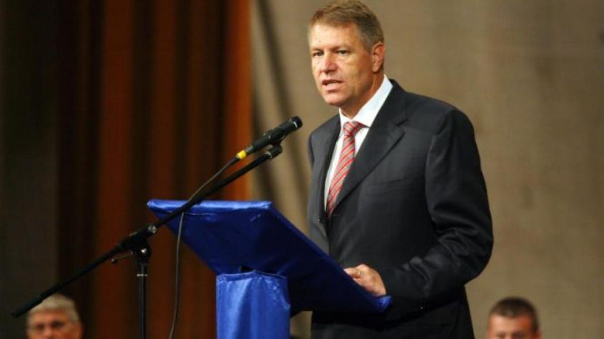 klaus iohannis sunt dispus sa candidez la alegerile prezidentiale daca mi se va propune
