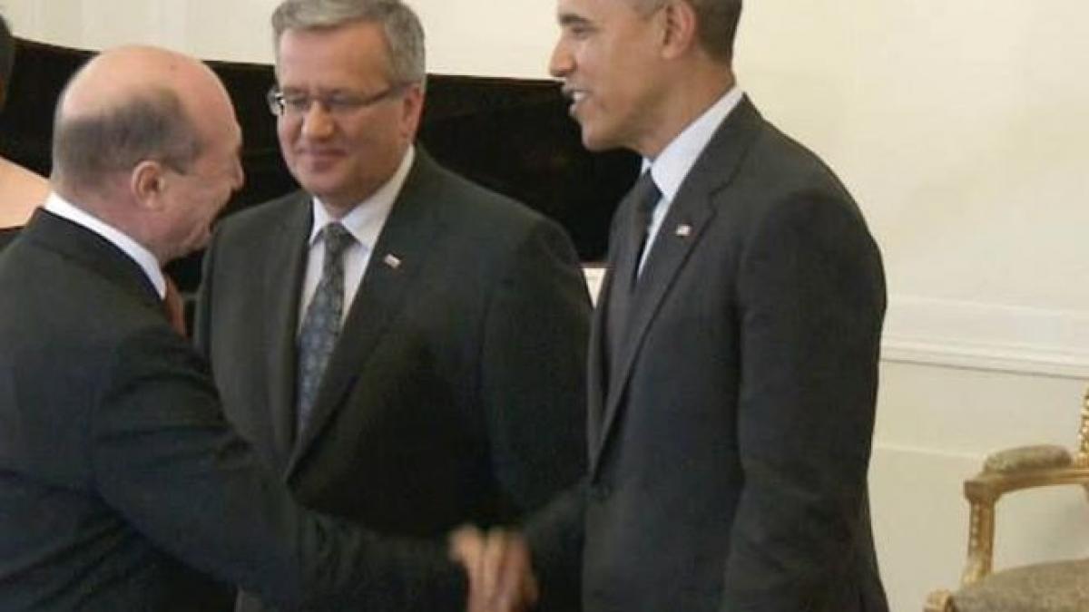 presedintele basescu s a intalnit in polonia cu barack obama