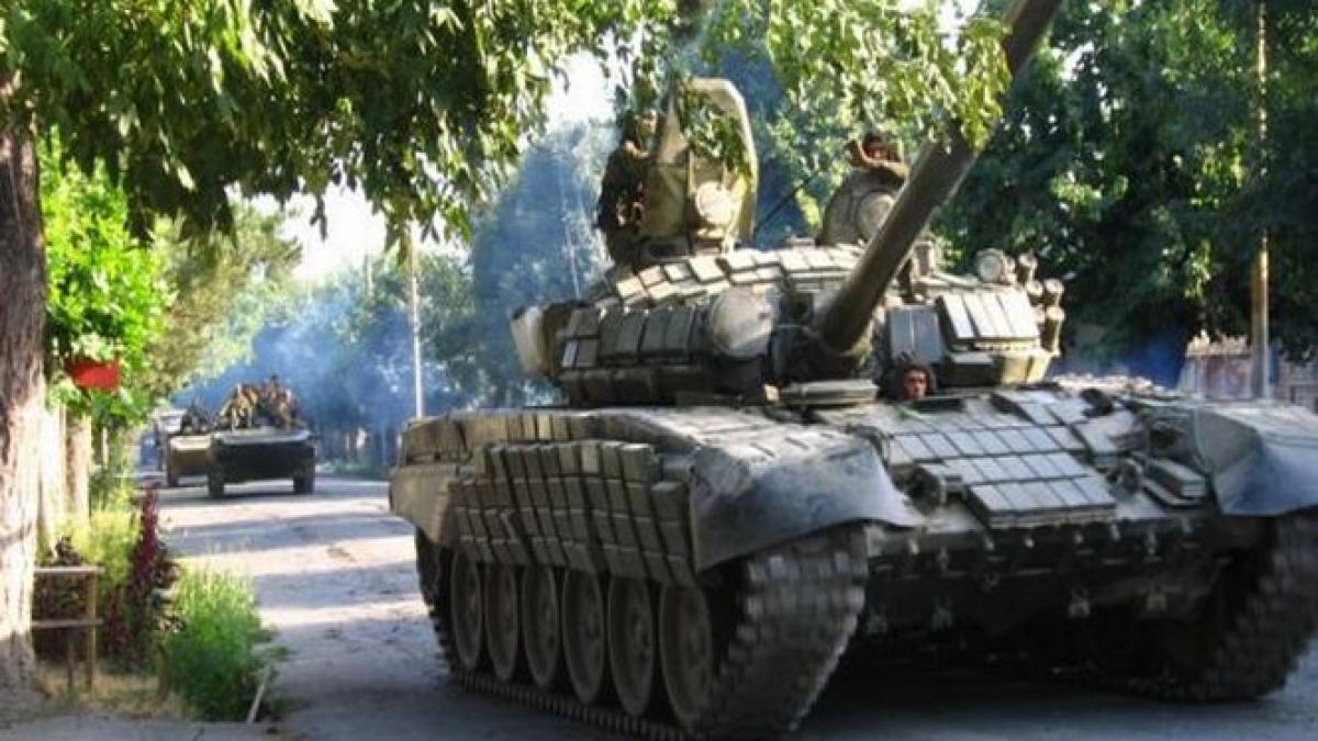 trei tancuri rusesti au intrat in donetk video