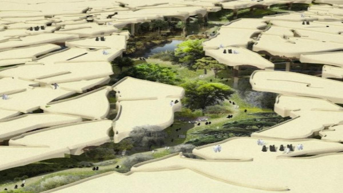 minunea ridicata de arabi in mijlocul desertului este un oras subteran plin de verdeata