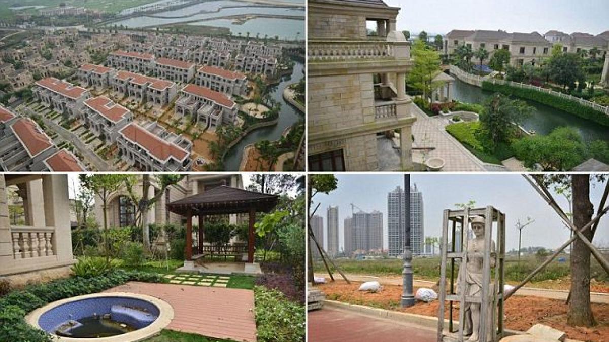 orasul mortilor din china o casa costa 300 000 de dolari dar nimeni nu a pus piciorul aici