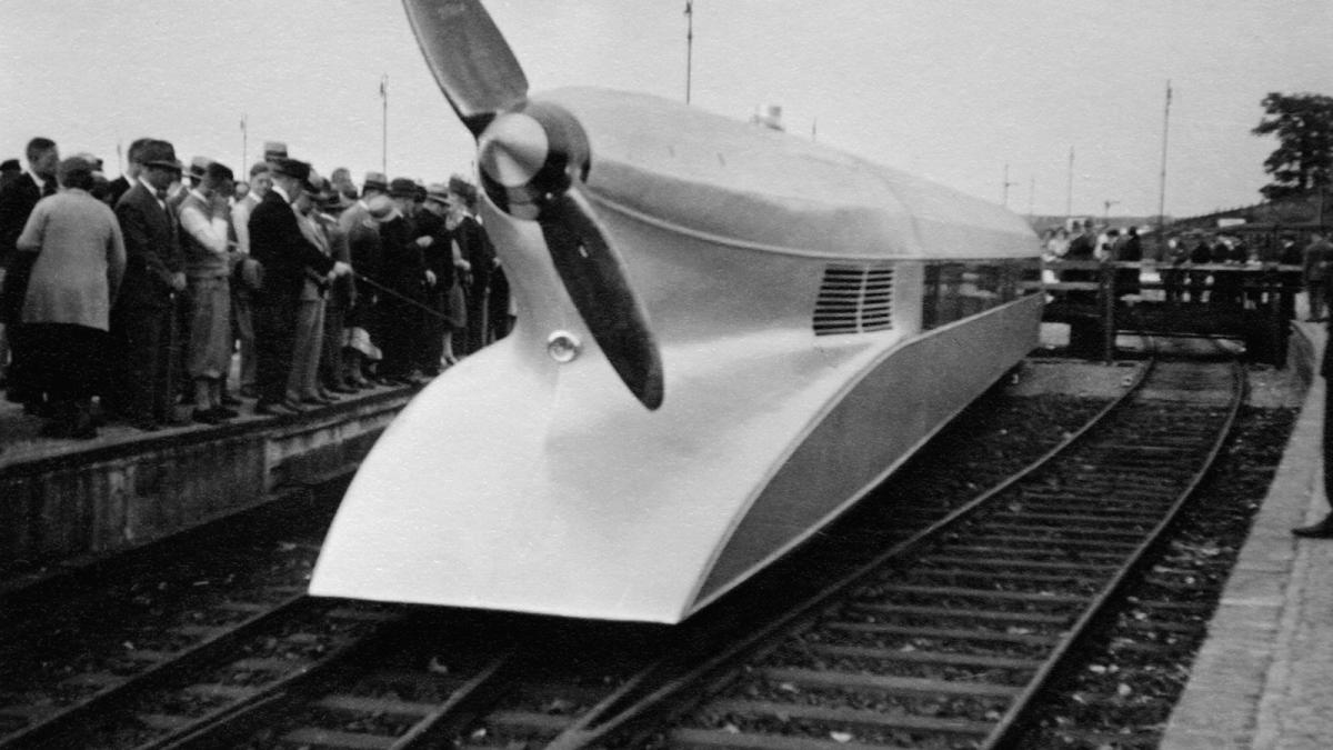 acest tren facut de nemti in 1931 mergea cu o viteza de cinci ori mai mare decat trenurile din