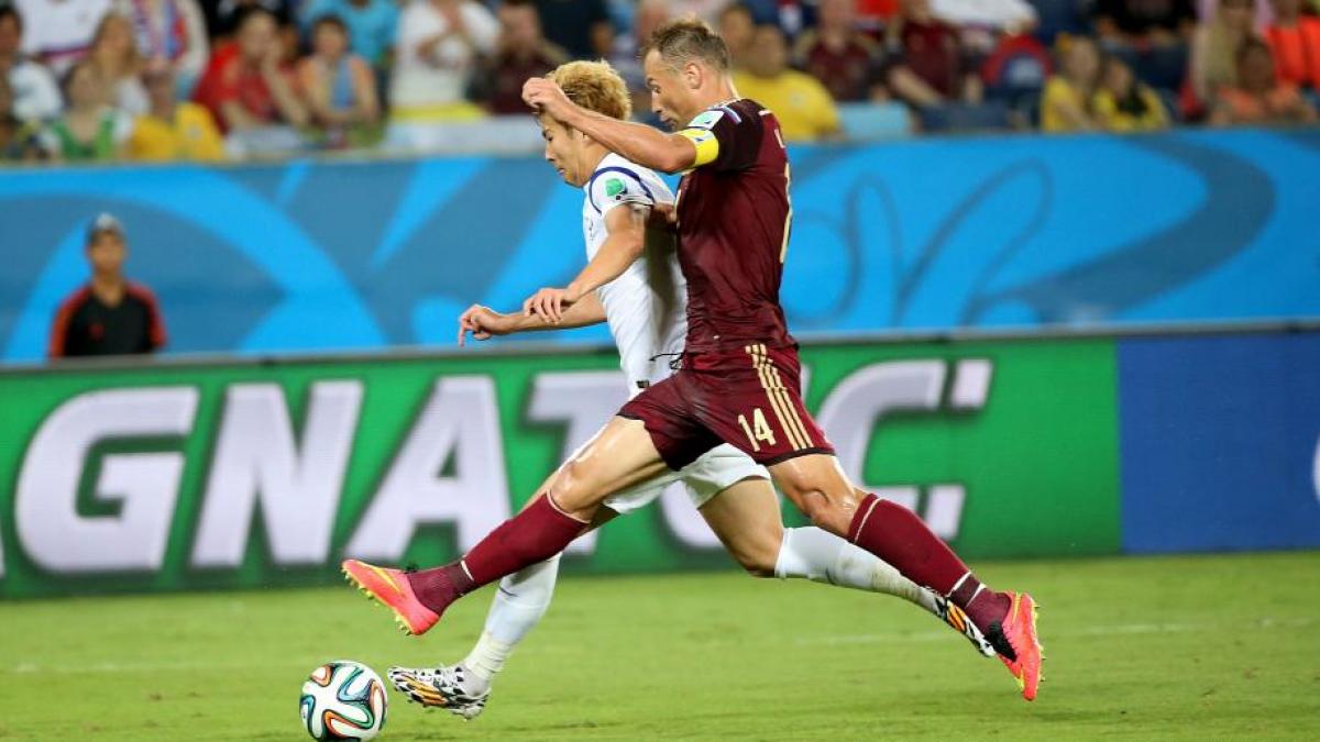 rusia si coreea de sud au terminat la egalitate scor 1 1 in grupa h a cupei mondiale