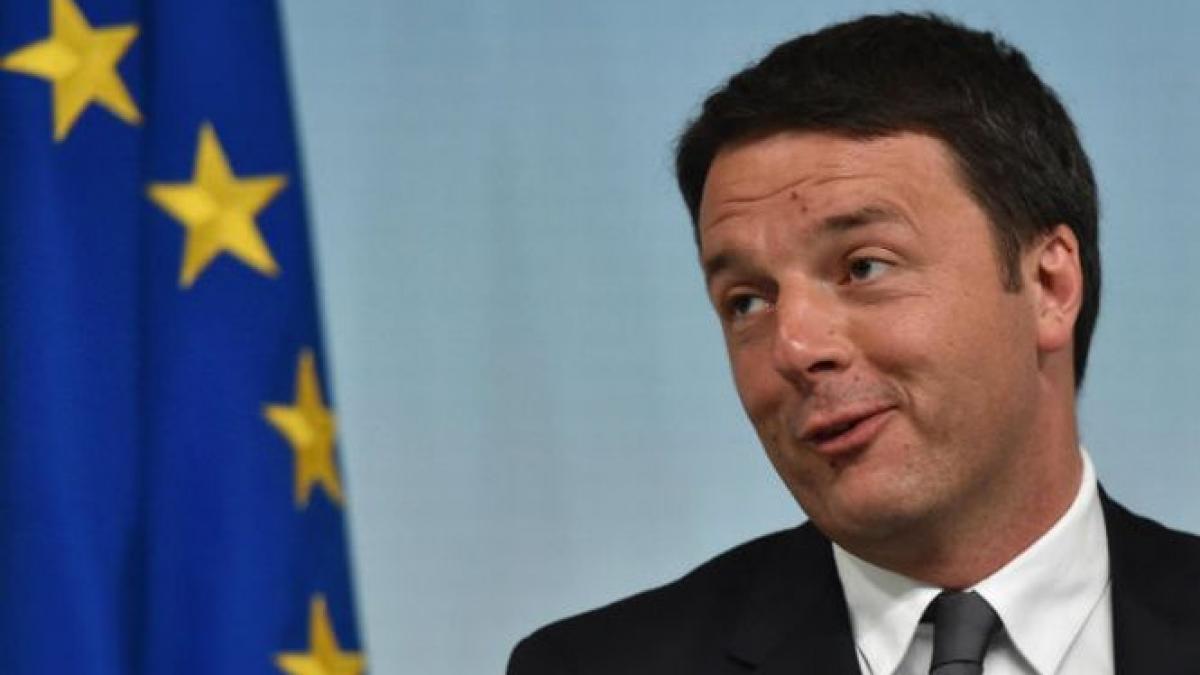 premierul italiei propune crearea statelor unite ale europei