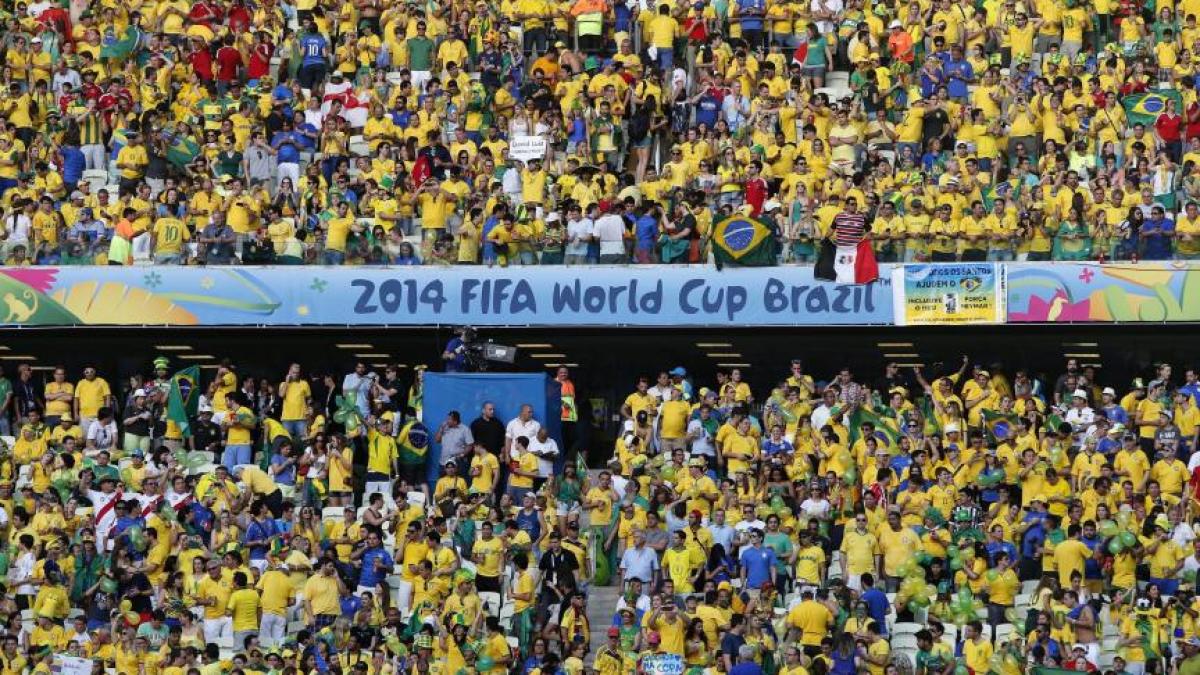 cupa mondiala din brazilia pe locul doi ca medie de spectatori
