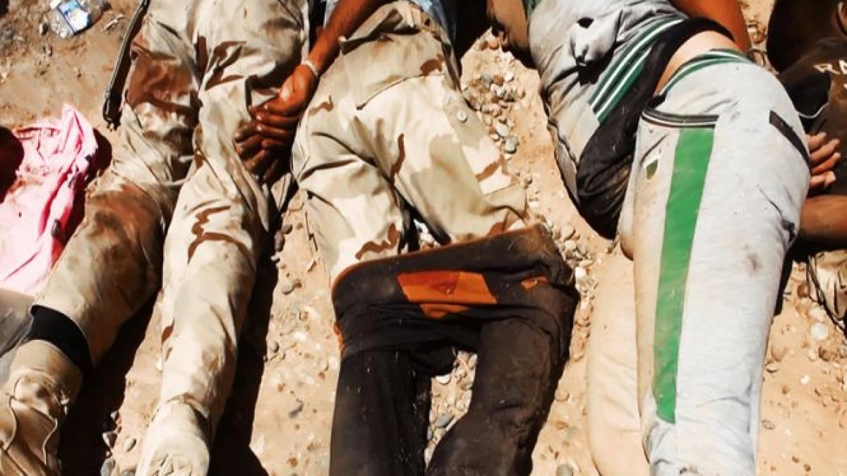 descoperire macabra fortele irakiene au gasit 53 de barbati executati in sudul bagdadului