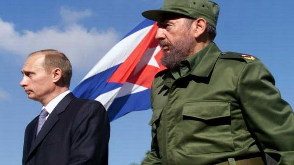 putin pleaca in cuba si se intalneste cu fidel castro