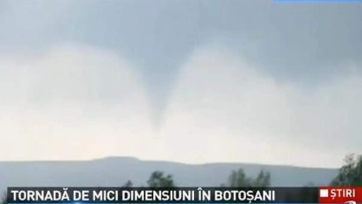 o tornada s a format in judetul botosani