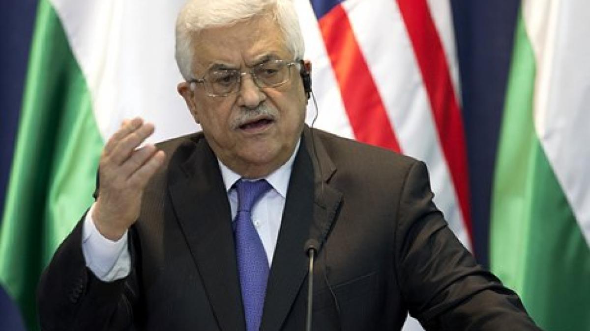 mahmoud abbas cere onu sa plaseze palestina sub protectie internationala