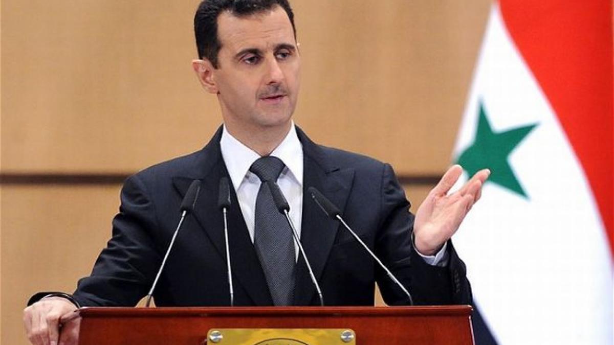 bashar al assad si a depus juramantul pentru al treilea mandat de presedinte al siriei