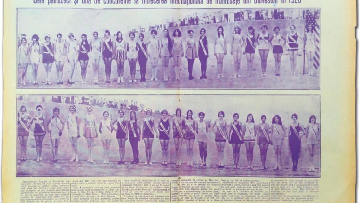 jurnalul miss romania 1930 si avatarurile concursurilor de frumusete