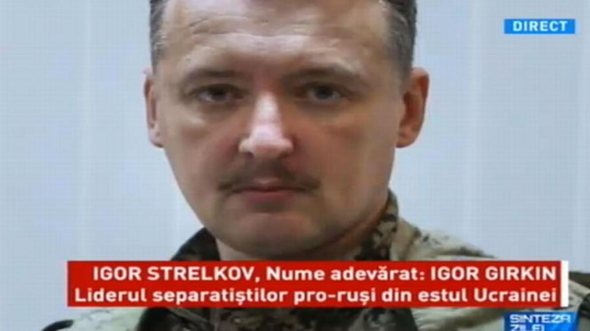 imagini si informatii despre liderul separatistilor prorusi la sinteza zilei