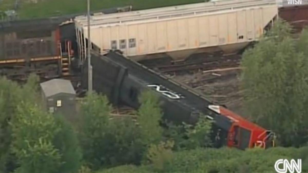 sua un accident feroviar a provocat evacuarea a peste 100 de locuinte