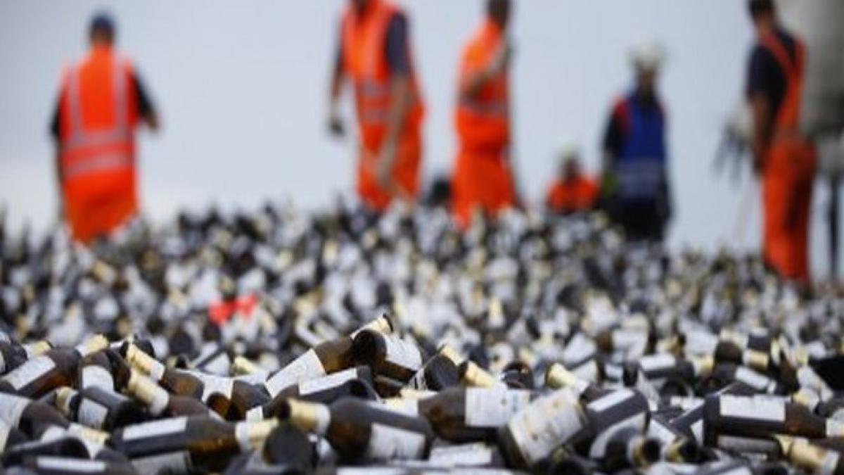 o autostrada din germania s a transformat in rauri de bere video