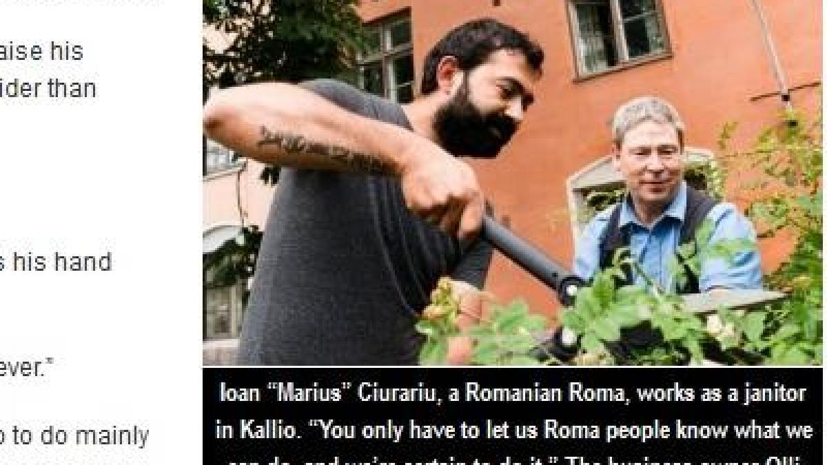 tiganul roman care i a impresionat pe finlandezi am incredere in el iar el are incredere in mine