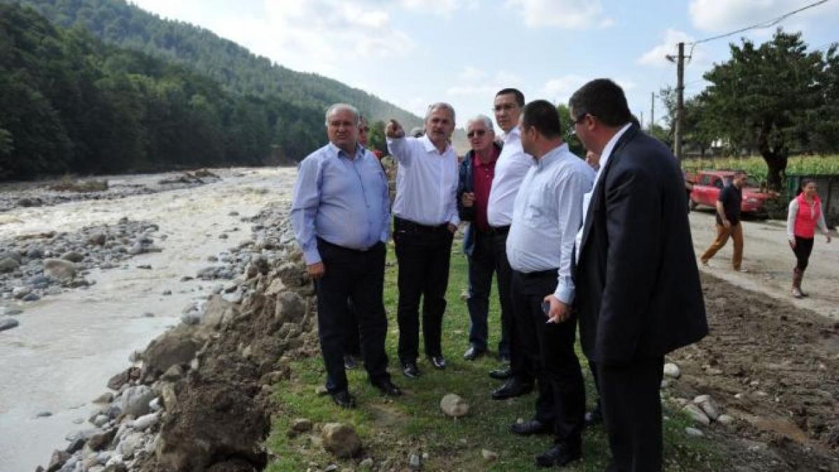 victor ponta a promis ajutor financiar pentru zonele afectate de inundatii