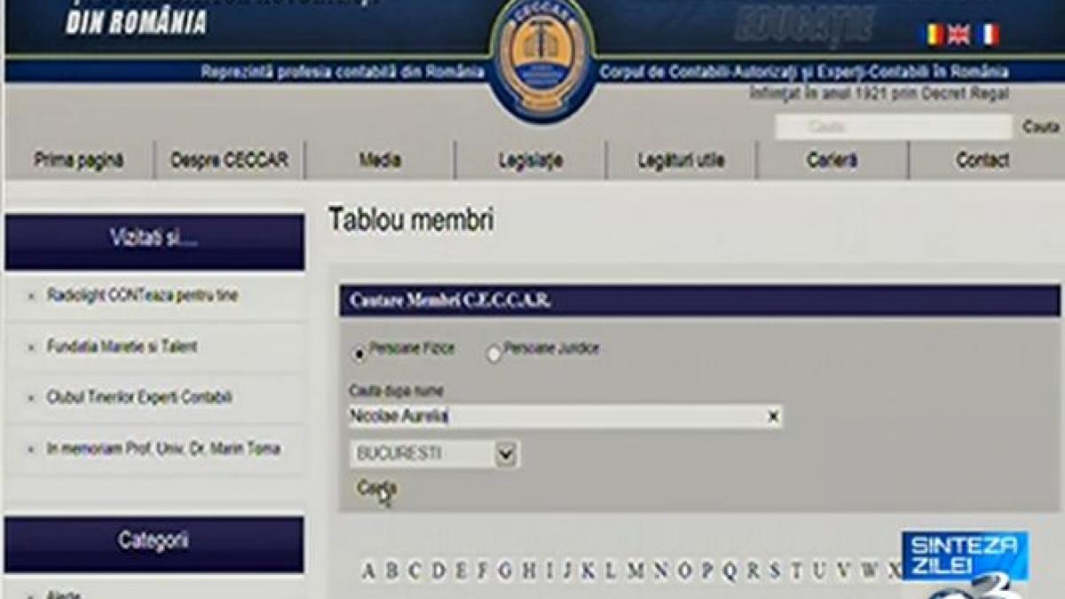 sinteza zilei prezinta dovada ca dna minte aurelia nicolae nu este expert