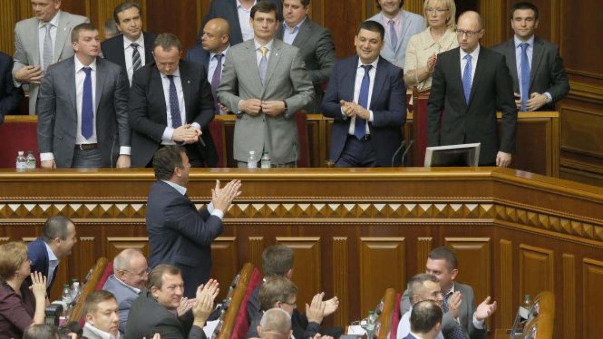 parlamentul ucrainei a adoptat un pachet de sanctiuni impotriva rusiei