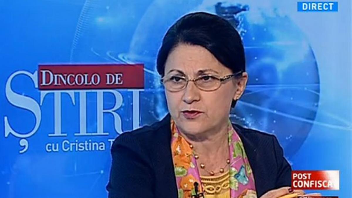 ecaterina andronescu la dincolo de stiri mi se pare indecent din partea lui traian basescu sa