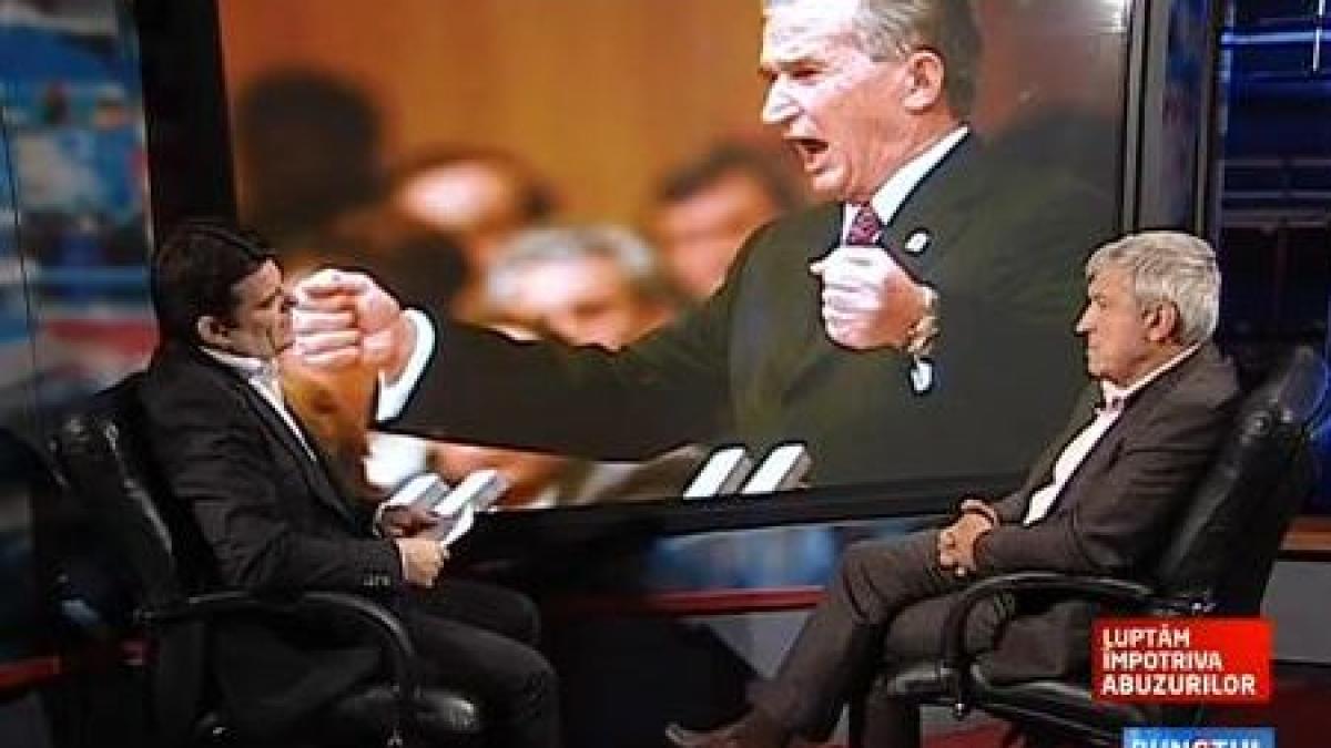 punctul de intalnire ceausescu si basescu autoritari sustinuti doar de sistem