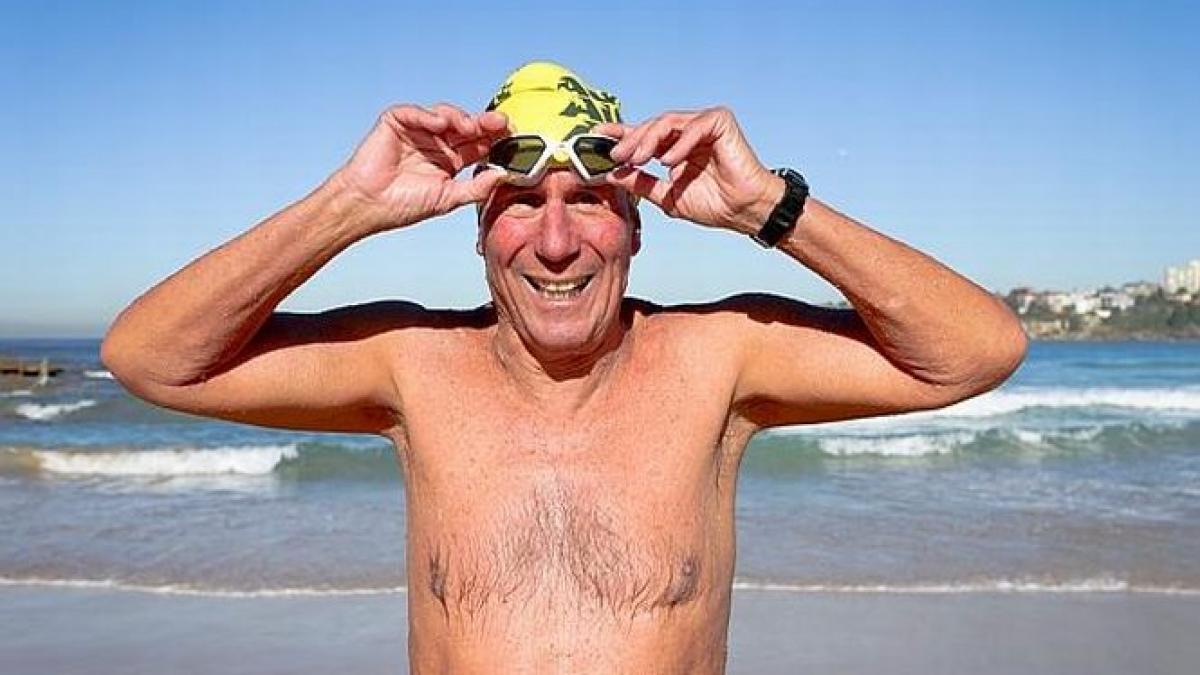 un bunicut australian a devenit cea mai in varsta persoana care trece inot canalul manecii