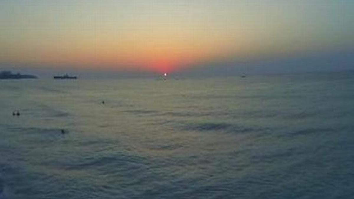 romania la inaltime marea neagra rasarit de soare