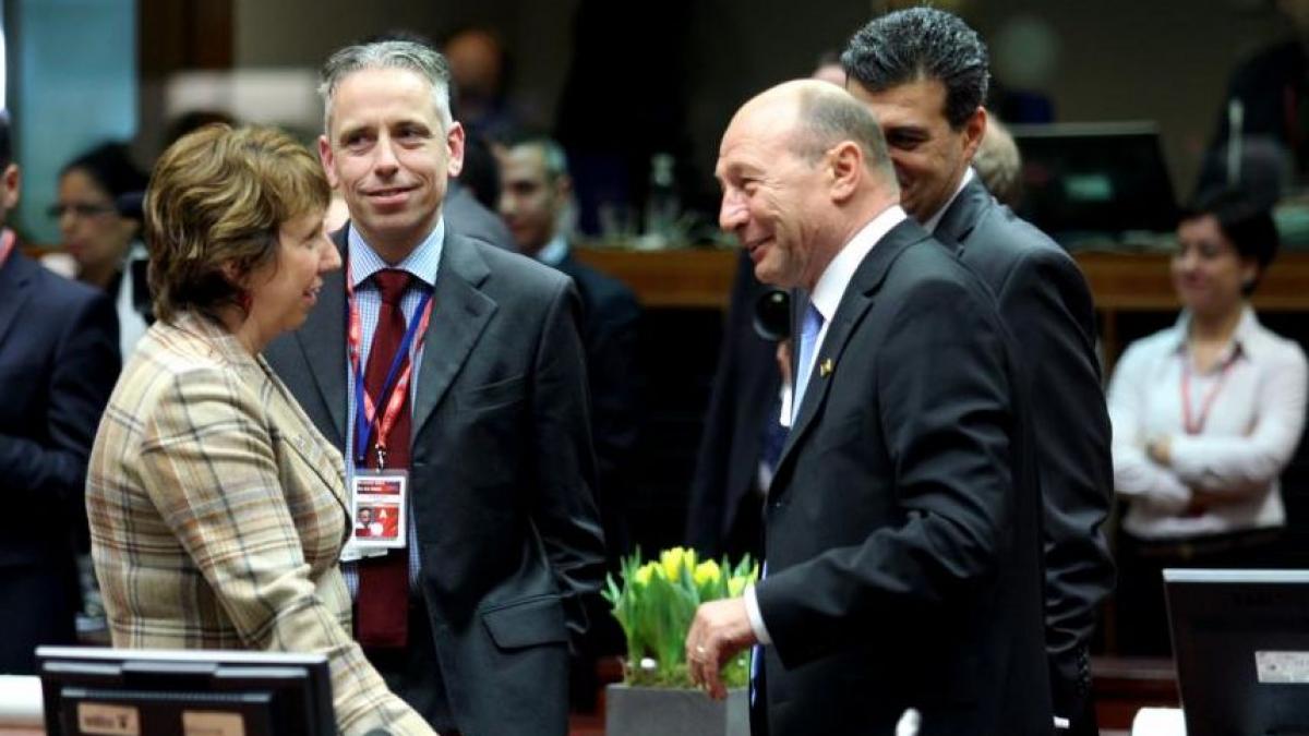 presedintele basescu se intalneste joi cu catherine ashton