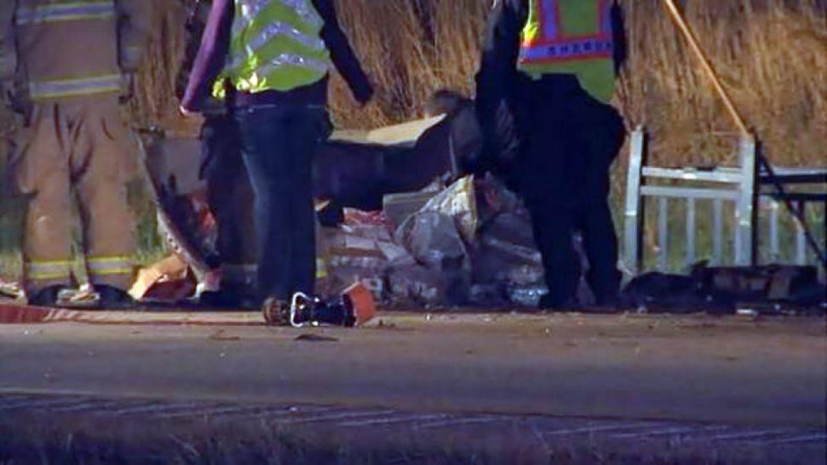 a plouat cu bani pe o autostrada din sua in urma unui accident ce s a intamplat cu bancnotele