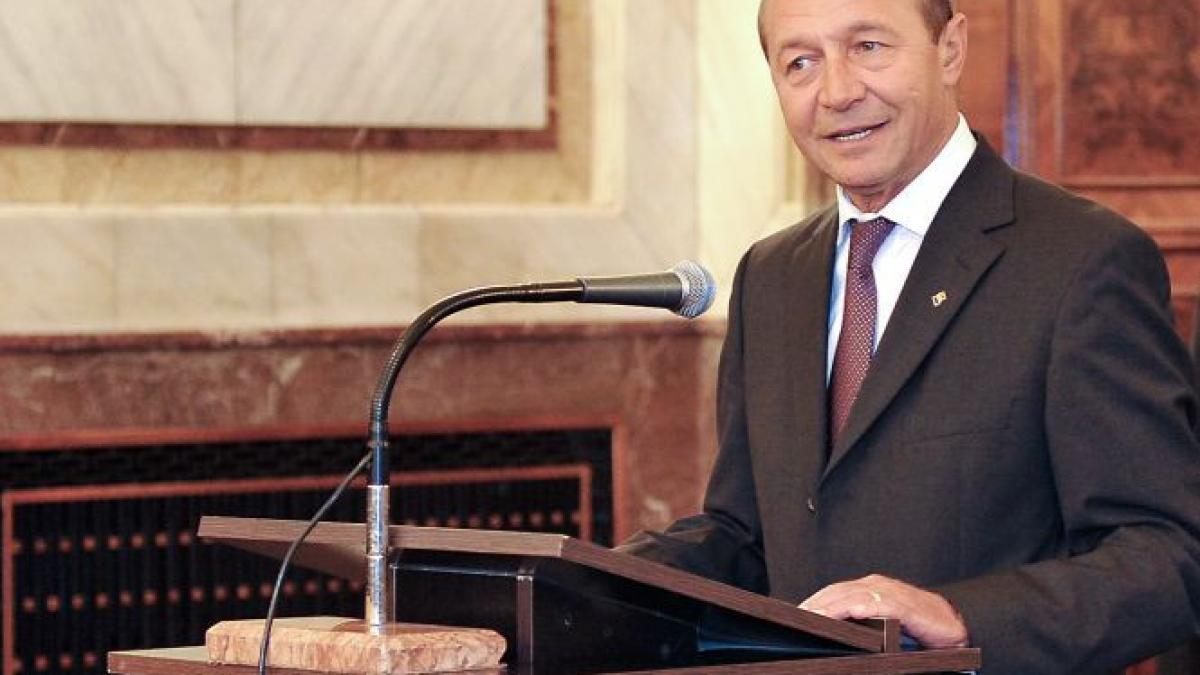 sinteza zilei vesti proaste pentru basescu traian