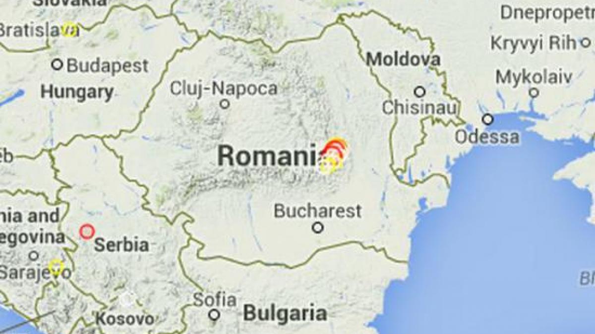 un cutremur a avut loc in zona vrancea