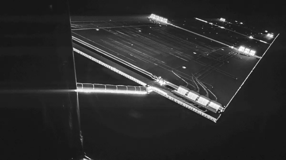 sonda spatiala rosetta a transmis oamenilor de stiinta primul ei selfie