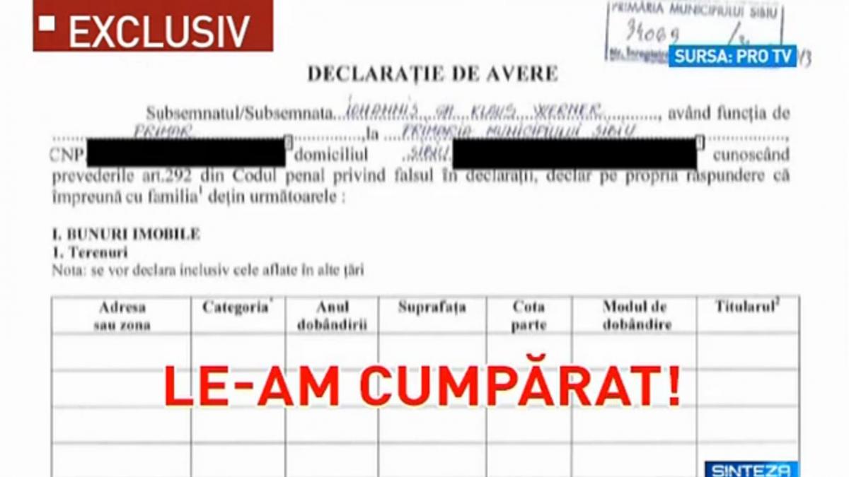 sinteza zilei klaus iohannis sapte case si afaceri de milioane