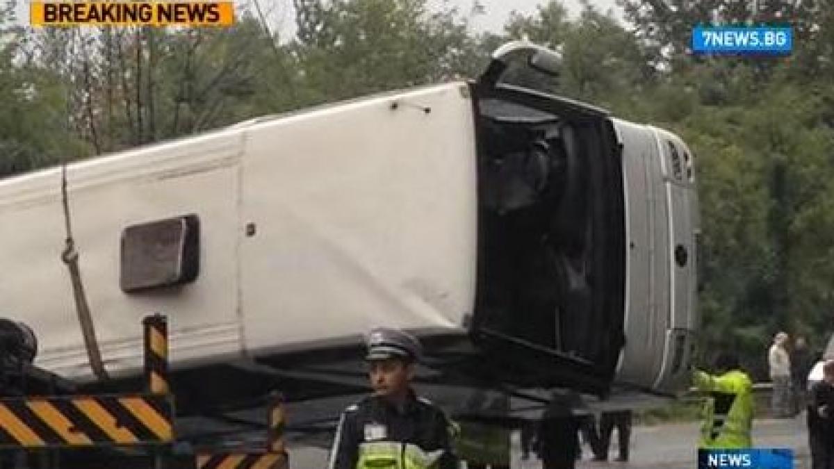 autoritati bulgare soferul autocarului rasturnat nu consumase bauturi alcoolice