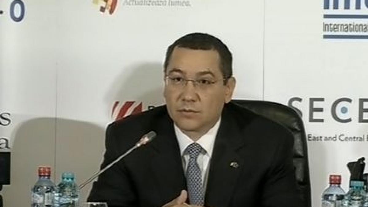 ponta despre libertatea presei confiscarea sediilor de presa ingrijoratoare