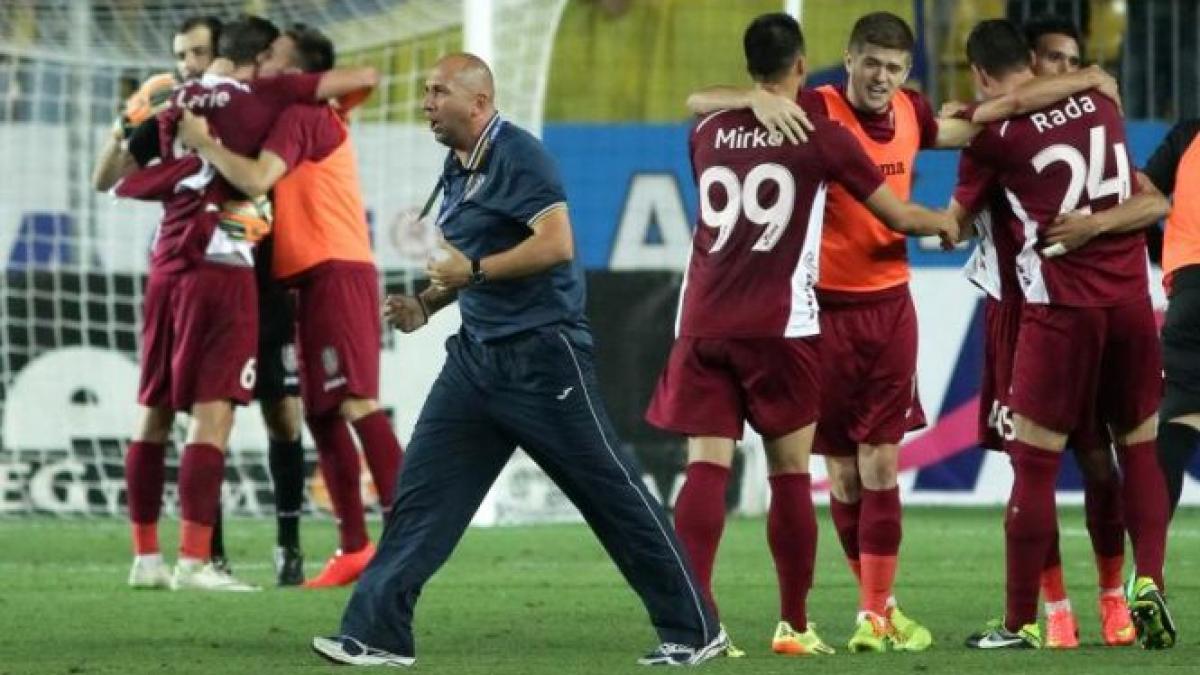 cfr castiga dramatic derbyul clujului scor 1 0 si egaleaza steaua in clasamentul ligii i