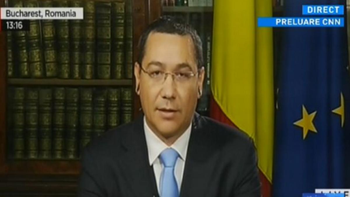 premierul victor ponta interviu pentru cnn romania trebuie sa le demostreze vecinilor ca succesul