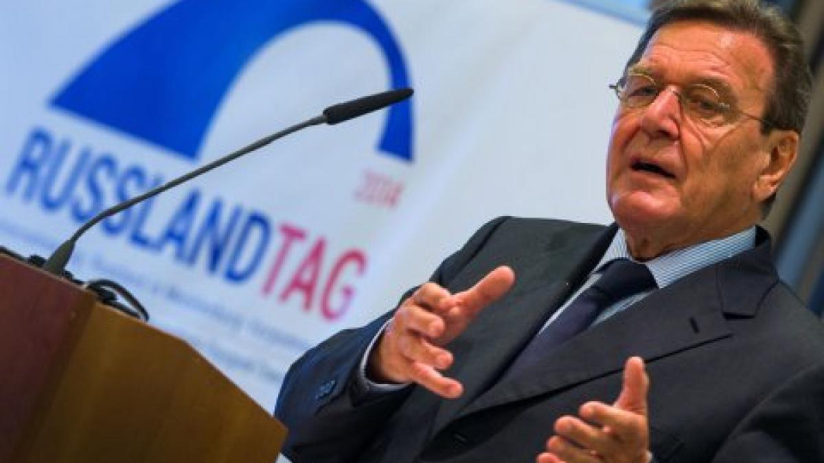 schroder ue si rusia sa iasa din spirala sanctiunilor dialogul singura modalitate de a face sa