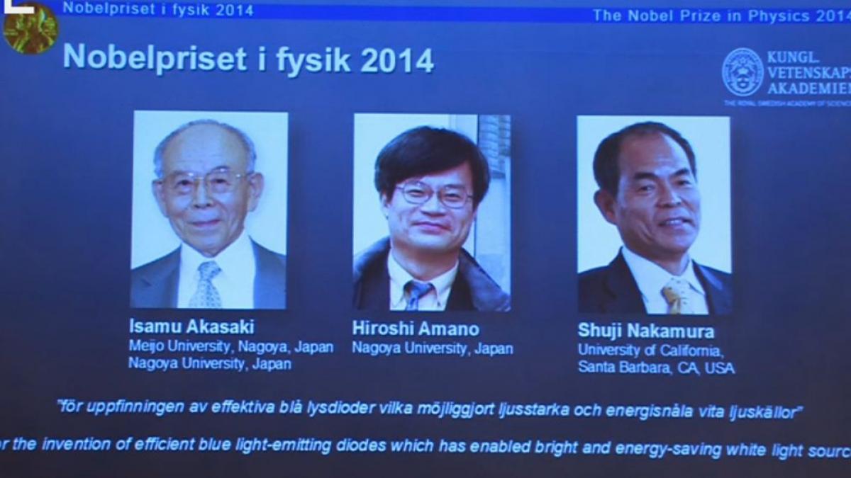 isamu akasaki hiroshi amano si shuji nakamura laureatii premiului nobel pentru fizica 2014