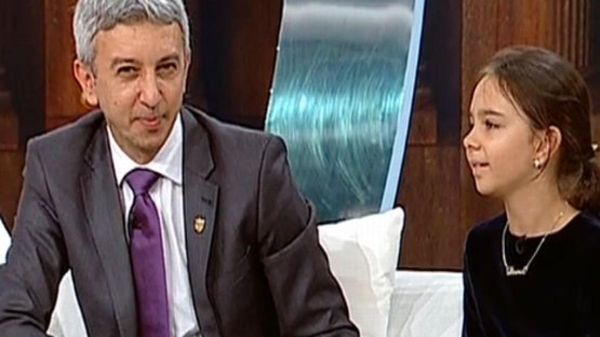 fiica lui dan diaconescu prima aparitie tv tata e un om bun si de aceea s a gandit ca vrea sa fie