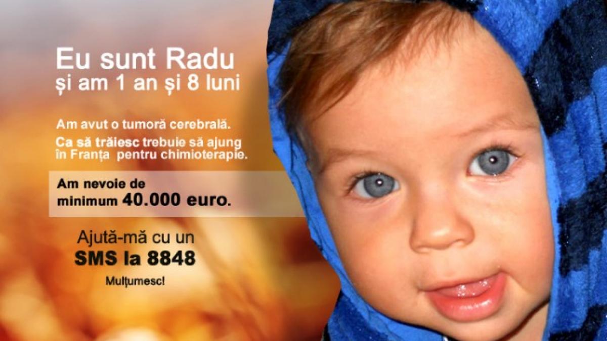 radu are nevoie de ajutor copilul a fost operat pe creier