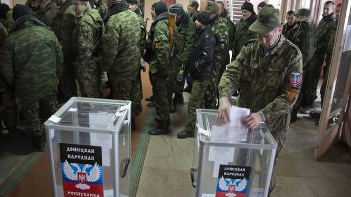 alegeri fara surprize in estul ucrainei liderii separatistilor au castigat detasat