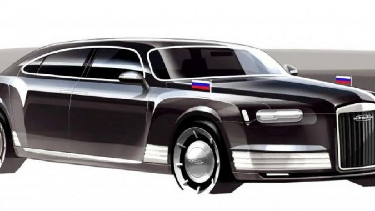 inginerii rusi lucreaza la o linie de masini speciale pentru presedintele tarii si oficiali de rang