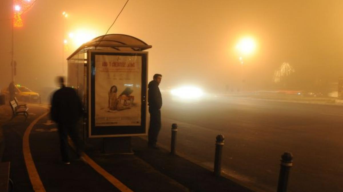 atentie soferi cod galben de ceata pentru bucuresti autostrazile a1 a2 si a3 si in alte sase judete